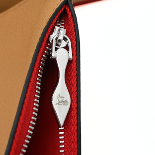 CHRISTIAN LOUBOUTIN | Cabata Tan Grained Leather Spike Tote Bag