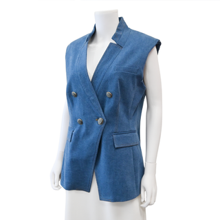 VERONICA BEARD | Amika Tailored Denim Vest