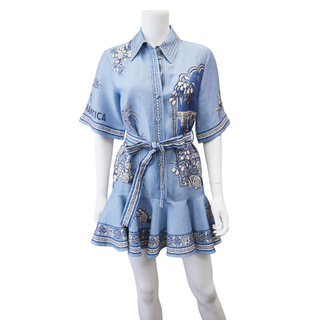 ALEMAIS | Villa Romantica Mini Shirt Dress