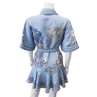 ALEMAIS | Villa Romantica Mini Shirt Dress