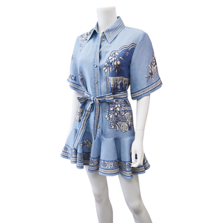 ALEMAIS | Villa Romantica Mini Shirt Dress