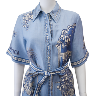 ALEMAIS | Villa Romantica Mini Shirt Dress