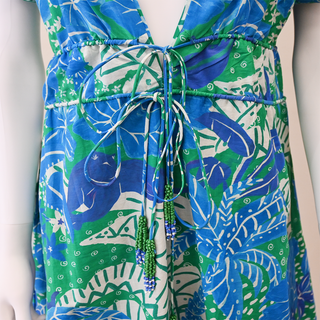 FARM RIO | Jungle Panther Tropical Floral Mini Dress