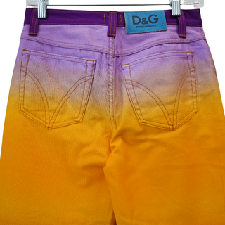 DOLCE & GABBANA | Rare Sunset Ombré Gradient Rainbow Jeans
