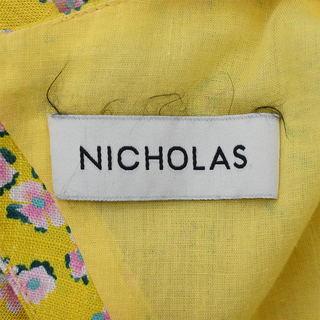 NICHOLAS | Floral Linen Blend Maxi Dress