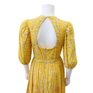 NICHOLAS | Floral Linen Blend Maxi Dress