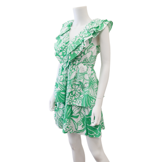 LILLY PULITZER | Ritamarie Spearmint Tulips Ruffled Mini Dress