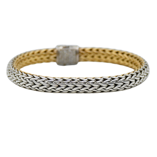 Reversible Pave Diamond Classic Chain Bracelet
