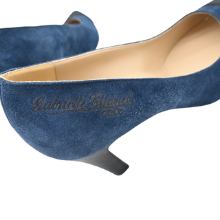 Gabrielle Blue Suede CC Pumps