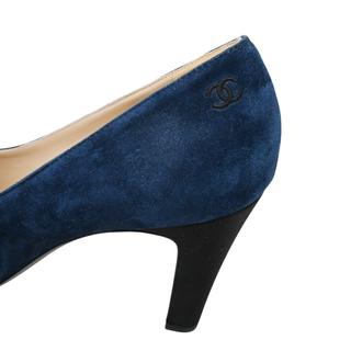 Gabrielle Blue Suede CC Pumps