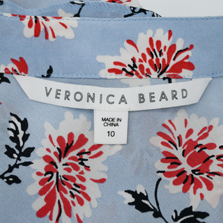 VERONICA BEARD | Rowe Sky Blue Floral Mini Dress