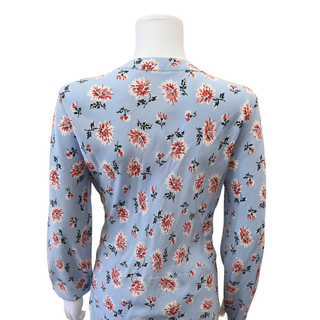 VERONICA BEARD | Rowe Sky Blue Floral Mini Dress