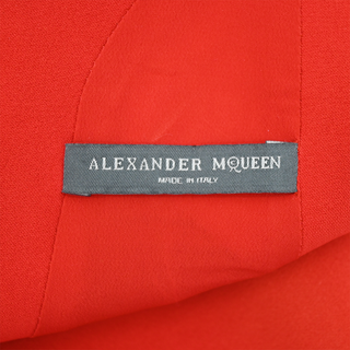 ALEXANDER MCQUEEN | Red Sleeveless Sheath Dress