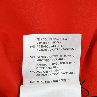 ALEXANDER MCQUEEN | Red Sleeveless Sheath Dress