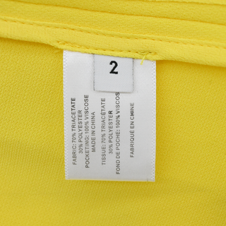 PROENZA SCHOULER | Yellow Crepe Halter Maxi Dress