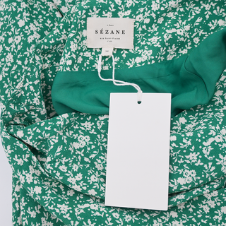 SEZANE | Melaine Garden Green Wrap Skirt