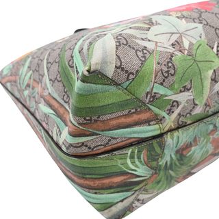 GG Supreme Tian Floral Bird Tote Bag