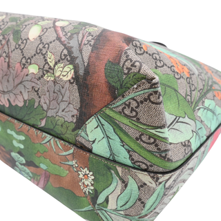 GG Supreme Tian Floral Bird Tote Bag