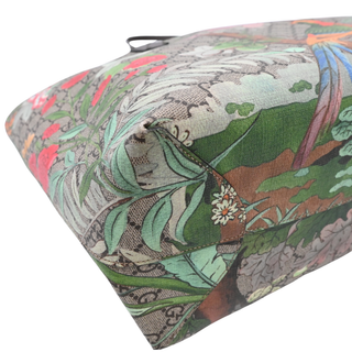 GG Supreme Tian Floral Bird Tote Bag