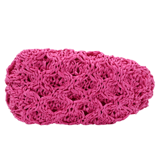 MARIA LA ROSA | Mini Datolite Crochet Fuchsia Top Handle Bag