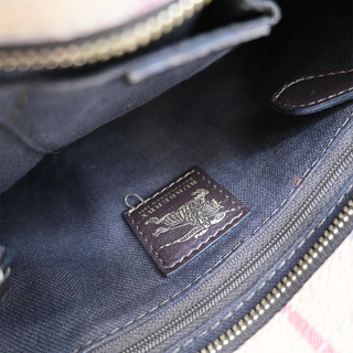 Haymarket Check Coated Canvas Crossbody Bag