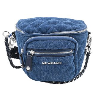 True Blue Denim Micro Crosby Sling Bag
