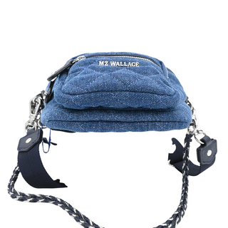 True Blue Denim Micro Crosby Sling Bag