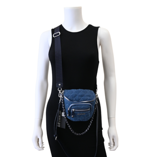 True Blue Denim Micro Crosby Sling Bag
