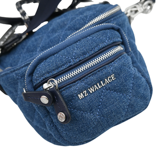 True Blue Denim Micro Crosby Sling Bag