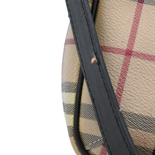 Haymarket Check Coated Canvas Crossbody Bag