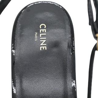 Judy Black Patent Mary Jane Slingback Flats