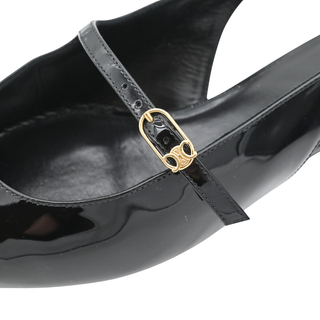 CELINE | Judy Black Patent Mary Jane Slingback Flats