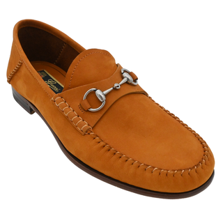 GUCCI | Camel Suede Horsebit Loafers