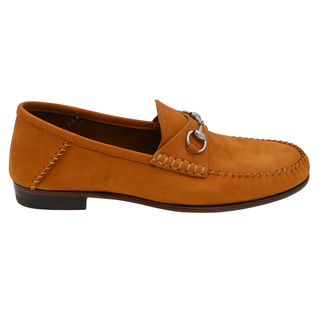 GUCCI | Camel Suede Horsebit Loafers