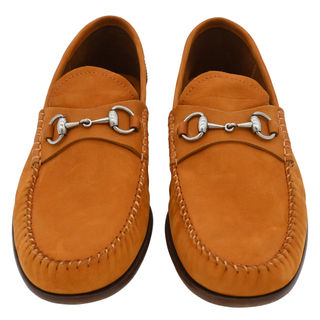 GUCCI | Camel Suede Horsebit Loafers