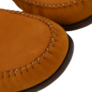 GUCCI | Camel Suede Horsebit Loafers