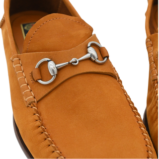 GUCCI | Camel Suede Horsebit Loafers