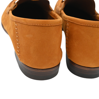 GUCCI | Camel Suede Horsebit Loafers