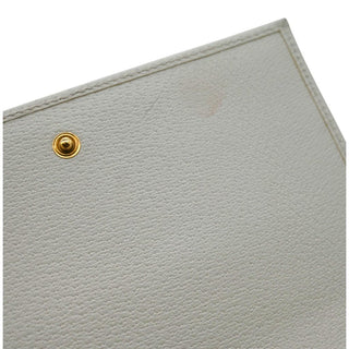 Ivory Leather Mini Diana Bamboo Crossbody Bag