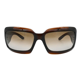 5076-H CC Brown Rectangle Sunglasses