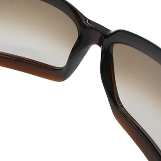 5076-H CC Brown Rectangle Sunglasses