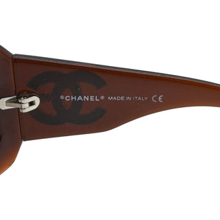 5076-H CC Brown Rectangle Sunglasses