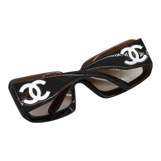 5076-H CC Brown Rectangle Sunglasses