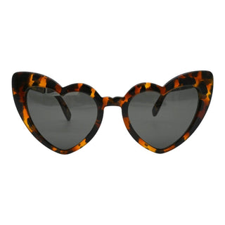 SL181 LouLou Havana Heart Acetate Sunglasses