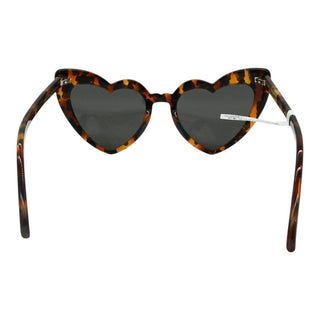 SL181 LouLou Havana Heart Acetate Sunglasses