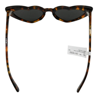 SL181 LouLou Havana Heart Acetate Sunglasses
