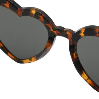 SL181 LouLou Havana Heart Acetate Sunglasses