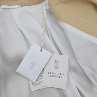 Pale Beige Linen-Blend Blazer