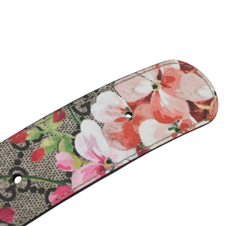 Bloom Floral GG Supreme Canvas GG Buckle Belt