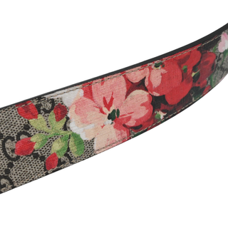 Bloom Floral GG Supreme Canvas GG Buckle Belt